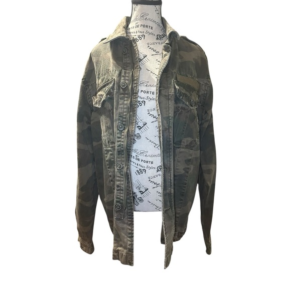Arizona Jean Company Green Camouflage Field Jacket - Picture 4 of 10